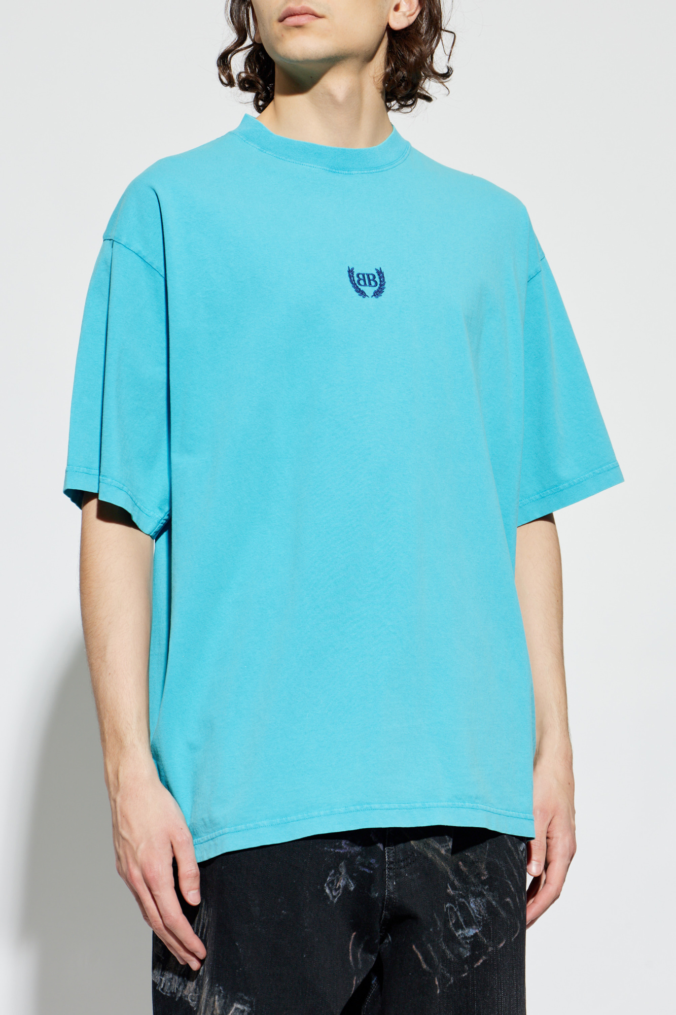 Balenciaga T-shirt with embroidered logo | Men's | Vitkac